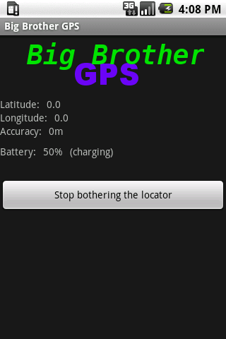 Big Brother GPS screenshot